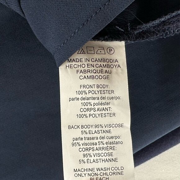 Michael Kors Tank Top Womens Size M Tunic Layered V-Neck Sleeveless Shell Blue - Picture 9 of 11